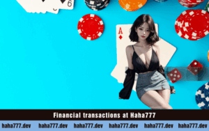 Financial transactions at Haha777