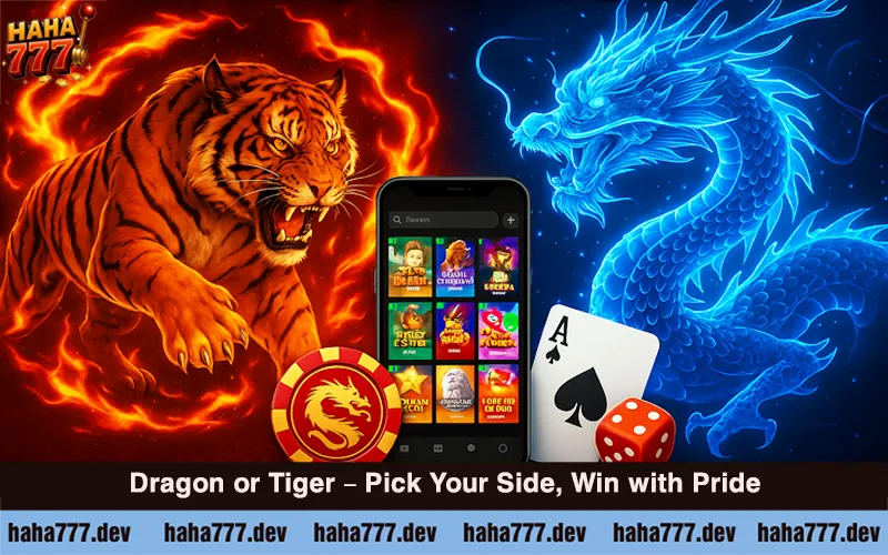 How to Play Dragon Tiger at Haha777 (1)
