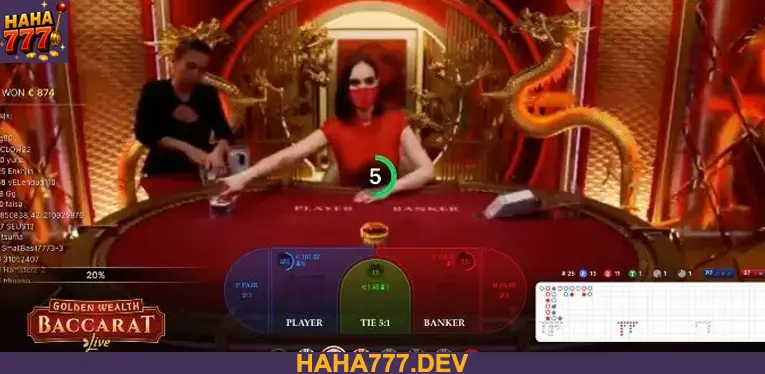 Golden Wealth Baccarat at Haha777 2