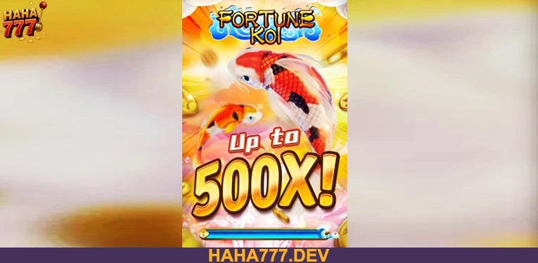 Golden ripples, disciplined spins—Fortune Koi at Haha777 in focus.